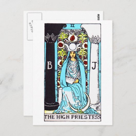 Carte Postale tarot (Devant / Derrière)