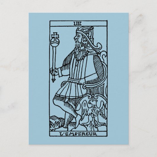 Carte Postale Tarot Card: The Emperor (Devant)