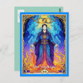 Carte Postale Tarot Card The Magician (Devant / Derrière)