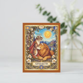 Carte Postale Tarot Cat Force - Courage et Compassion (Debout devant)