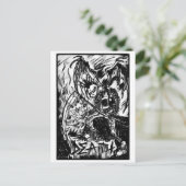 Carte Postale tarot de la mort (Debout devant)