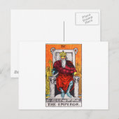 Carte Postale tarot-empereur (Devant / Derrière)
