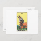 Carte Postale Tarot Kraft Strength (Devant / Derrière)