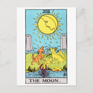 Carte Postale tarot-lune