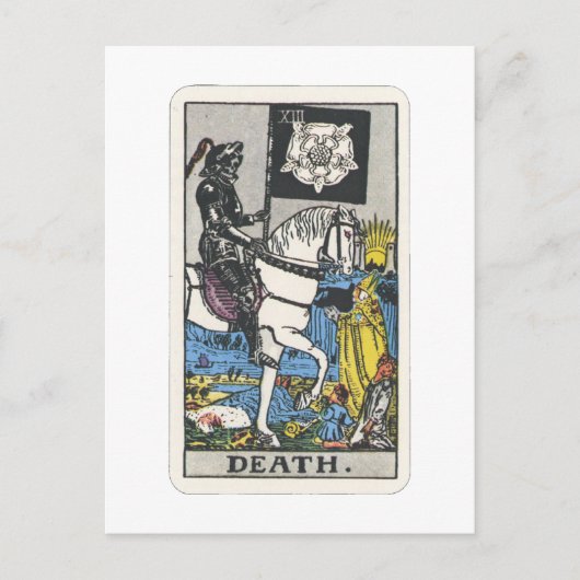 Carte Postale Tarot mort Death (Devant)