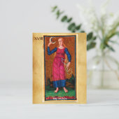 CARTE POSTALE TAROTS ANCIENS RENAISSANCE 18 / LA LUNE (Debout devant)