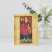 CARTE POSTALE TAROTS ANCIENS RENAISSANCE 18 / LA LUNE (Debout devant)