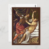 Carte Postale Tarquinius Et Lucretia Par Tizian (Devant / Derrière)