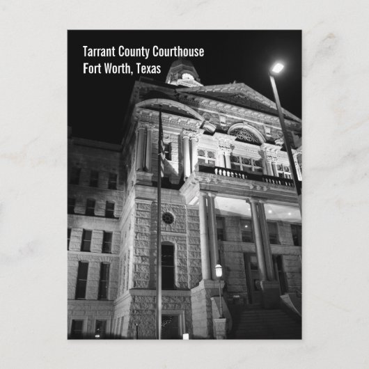 Carte postale Tarrant County Courthouse (Night) (Devant)