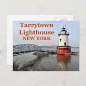 Carte Postale Tarrytown Lighthouse, New York Postcard (Devant / Derrière)