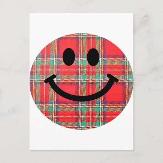 Carte Postale Tartan écossais (Devant)