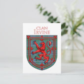 Carte Postale Tartan écossais Irvine de Drum (Debout devant)