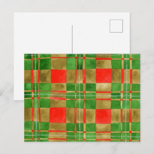 CARTE POSTALE TARTAN MAC GREGOR