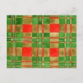 CARTE POSTALE TARTAN MAC GREGOR (Devant)