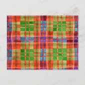 CARTE POSTALE TARTAN MAC RAE (Devant)
