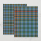 Carte Postale tartan officiel de l'État d'Hawaï (Devant / Derrière)