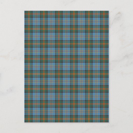 Carte Postale tartan officiel de l'État d'Hawaï (Devant)