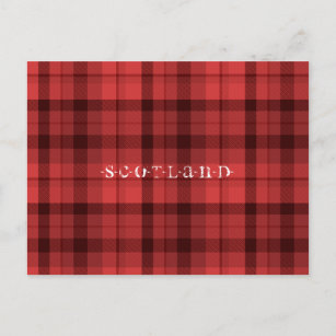 Carte postale Tartan Scotland