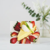 Carte Postale Tarte à la chaux délicieuse (Debout devant)