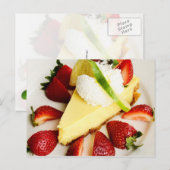 Carte Postale Tarte à la chaux délicieuse (Devant / Derrière)