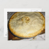 Carte Postale Tarte à la pomme (Devant / Derrière)