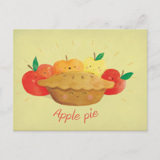 Carte Postale Tarte à la pomme