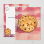 Carte Postale Tarte américaine (Devant / Derrière)