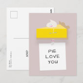 Carte Postale Tarte au citron (Devant / Derrière)