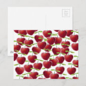 Carte Postale Tarte aux cerises (Devant / Derrière)