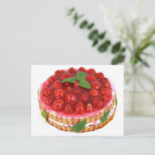 Carte Postale Tarte aux fraises (Debout devant)