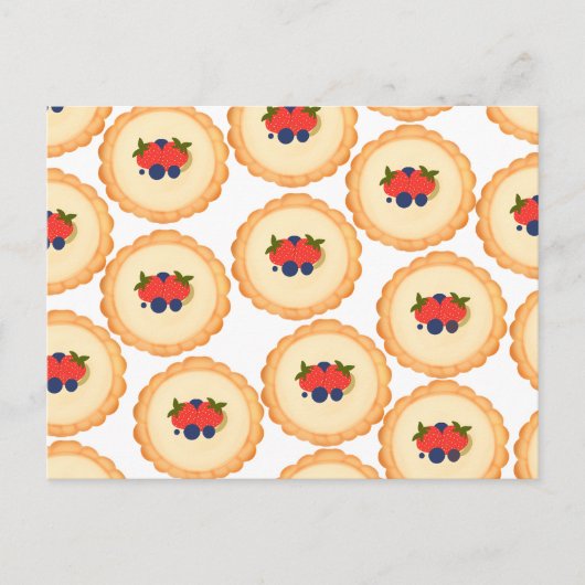 Carte Postale Tarte aux fruits (Devant)