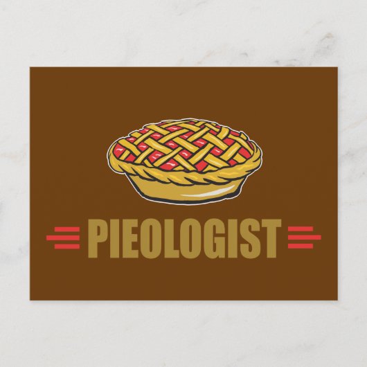 Carte Postale Tarte drôle (Devant)