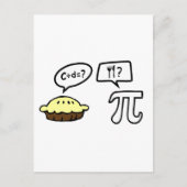 Carte Postale Tarte & Pi (Devant)