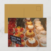 Carte Postale Tartes aux fruits - Pâtisserie (Devant / Derrière)