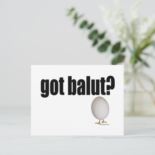Carte Postale T'as Balut ? (Debout devant)
