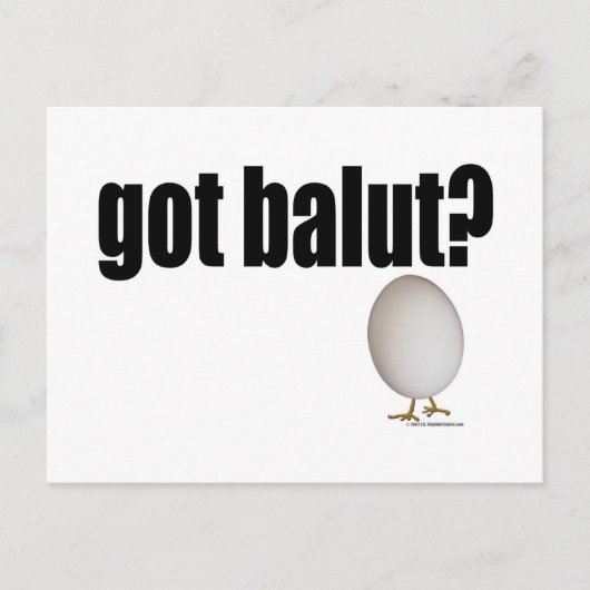 Carte Postale T'as Balut ? (Devant)