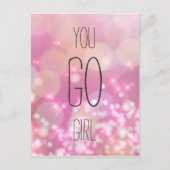 Carte Postale T'as ça Fille - Citations Inspirantes Étincelles R (Devant)