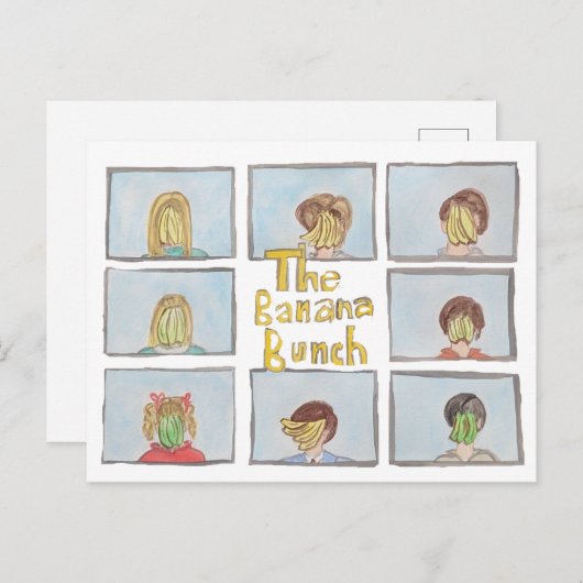 Carte Postale Tas de bananes (Devant / Derrière)