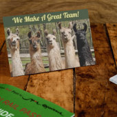 Carte Postale Tas de Llamas Heureux Ensemble