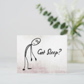 Carte Postale T'as dormi ? (Debout devant)