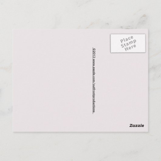 Carte Postale T'as dormi ? (Dos)