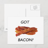 Carte Postale T'as du bacon ? (Devant / Derrière)