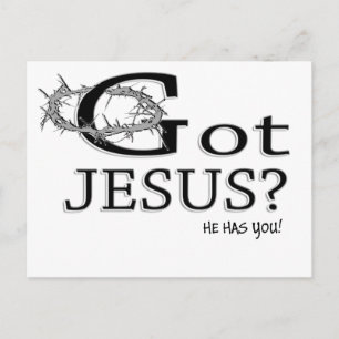 Carte Postale T'as eu Jésus ?