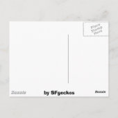 CARTE POSTALE T'AS GECKOS ? (Dos)