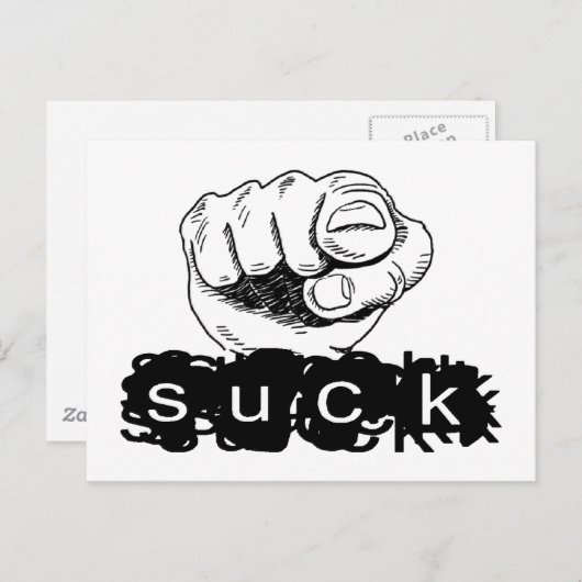 Carte Postale T'as marre (Devant / Derrière)