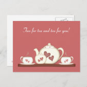 Carte Postale Taset romantique (Devant / Derrière)