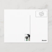 Carte Postale Tasha le chat Tuxedo (Dos)