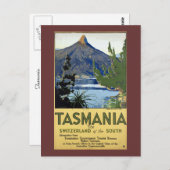 Carte Postale Tasmanie (Devant / Derrière)
