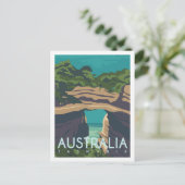 Carte Postale Tasmanie Aussie célèbre lieu de voyage Illustratio (Debout devant)