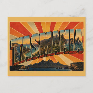 Carte Postale Tasmanie Australie Île Wilderness Art